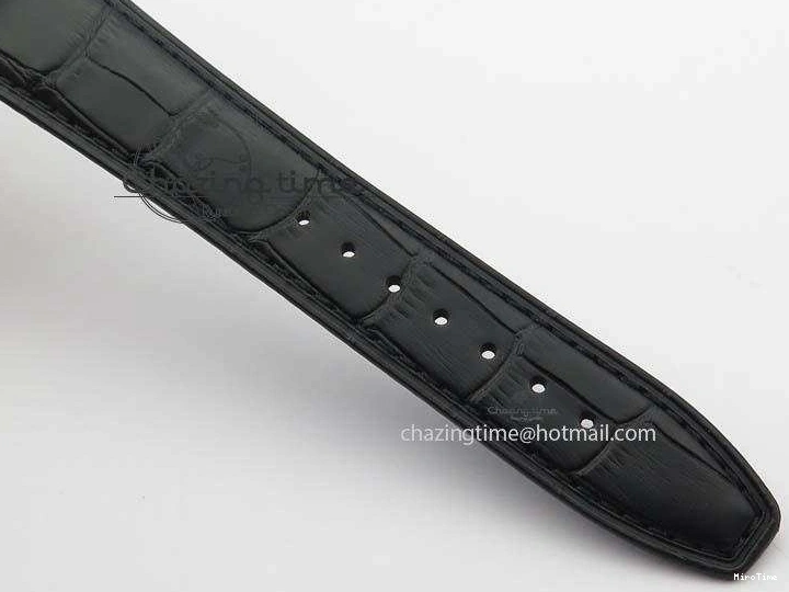 MIROTIME 1223 Effortless Portuguese IW544404 SS White Dial On Black Leather Strap A 7257